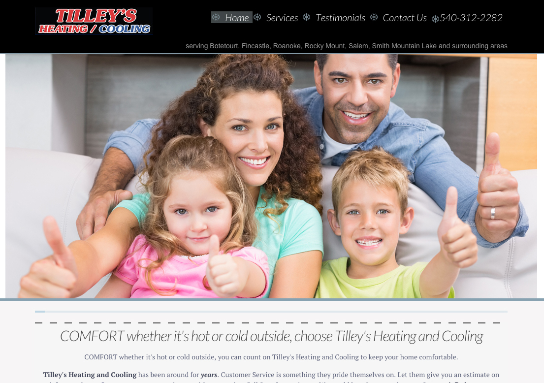 Tilley's Heating and Cooling